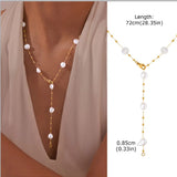 Grace Y-Drop Lariat Necklace