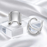 Gold Double-Row Ear Cuff Set
