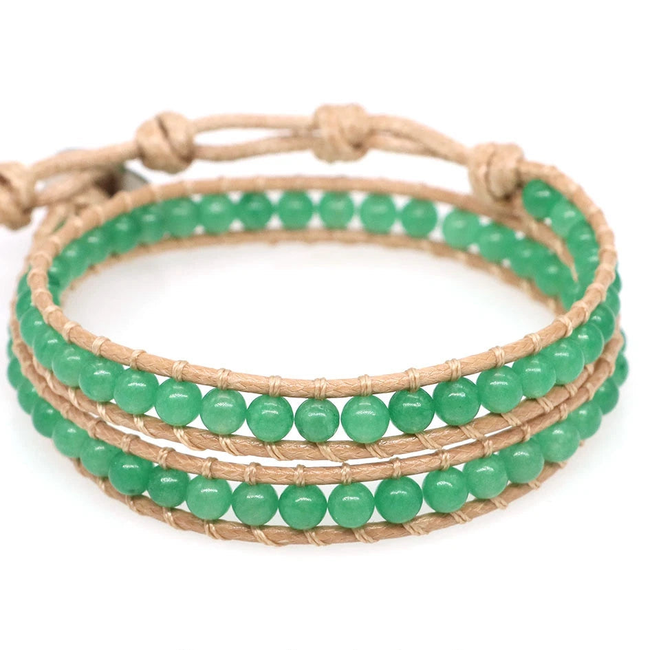 Aventurine Wrap Bracelet 2 Wrap