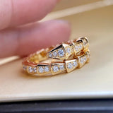 CZ Snake Wrap Ring