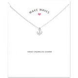 Make Waves Anchor Necklace