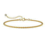 14K Gold-Plated Stackable Bracelet Set (3-Piece)
