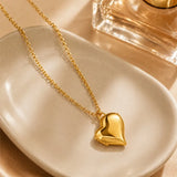 Heart Locket Pendant Necklace