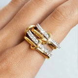 Mixed Metal Stacking Ring