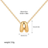 Mini Bubble Initial Necklace