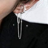 Butterfly & Pearl Tassel Ear Cuff