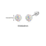 Screw-Back Stud Earring Set