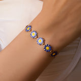 Daisy Beaded Bracelet