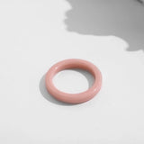 Colorful Acrylic Resin Ring Set