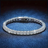 S925 Moissanite Charm Bracelet