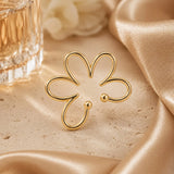 Gold Flower Ear Cuff