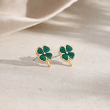 Summer Flower Zircon Stud Earrings