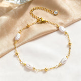 Pearl Beaded Anklet