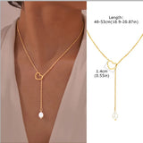 Grace Y-Drop Lariat Necklace