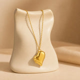 Heart Locket Pendant Necklace