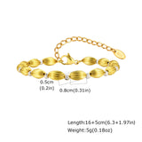 Two-Tone Beaded Chain Bracelet