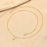 Dainty Marquise CZ Pendant Necklace
