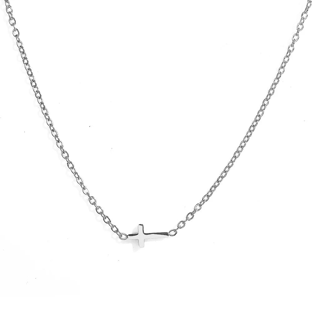 Vintage Cross Pendant Necklace