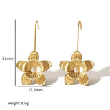 Gold Butterfly Waterproof Earrings