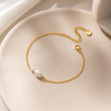 Freshwater Pearl Chain Bracelet