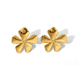 Gold Butterfly Waterproof Earrings