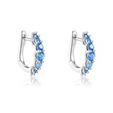 Rhinestone Irregular Long Chain Earrings
