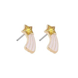Summer Flower Zircon Stud Earrings