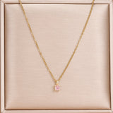 Dainty Crystal Clavicle Necklace