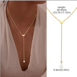 Grace Y-Drop Lariat Necklace