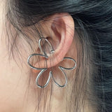 Gold Flower Ear Cuff