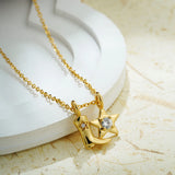Cowboy Boot Star Pendant Necklace