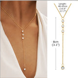Grace Y-Drop Lariat Necklace