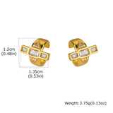Zircon Geometric Ear Cuff