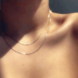 Delicate Snake Chain Choker