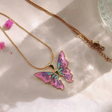 Butterfly Pendant Necklace