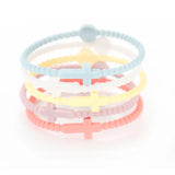 Cross Friendship Bracelet Set (5-Piece)