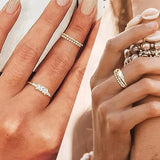 Dainty CZ Stackable Ring