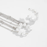 Pearl Tassel Ear Cuff (2-Piece)