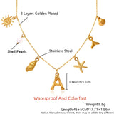 Seaside Shell Charm Necklace