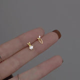 Mini Gold Stud Earrings