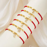 Initial Heart Charm Bracelet