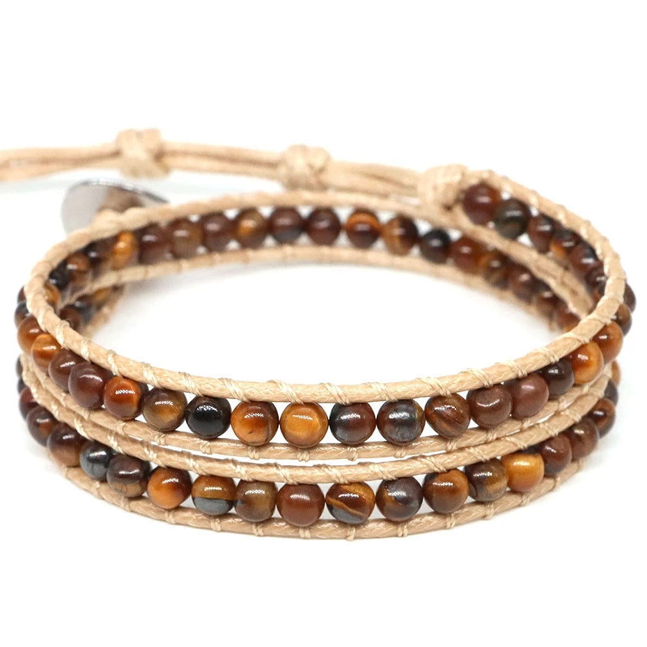 Tiger Eye Wrap Bracelet 2 Wrap