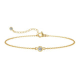 14K Gold-Plated Stackable Bracelet Set (3-Piece)