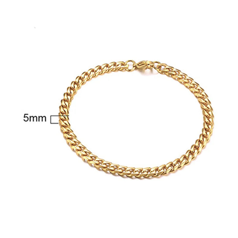 Classic Cuban Chain Bracelet