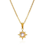 Sunflower Pendant Necklace