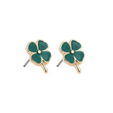 Enamel Flower Stud Earrings