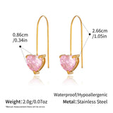 Multi Colour Teardrop & Pearl Drop Earrings