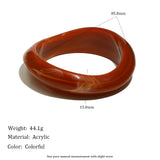 Bohemia Acrylic Chunky Statement Bangle