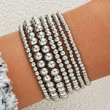 Beaded Cluster Stretch Bracelet