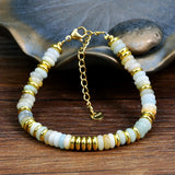 Mixed Gemstone Handmade Chain Bracelet
